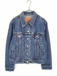 レディース 古着 90s USA製 Levi's 77715-0289 デカタグ ビッグシルエット デニム ジャケット Gジャン L 古着