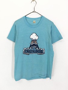 レディース 古着 80s USA製 「CRISTAUDO'S」 カフェ 喫茶 ショップ ロゴ 企業 Tシャツ M 古着