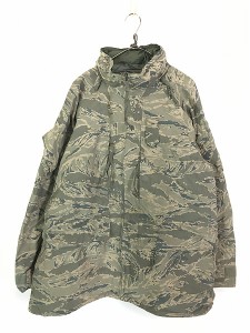 古着 00s 米軍 USAF APECS タイガー ストライプ カモ 迷彩 Gen3 GORE-TEX ゴア パーカー XL-R