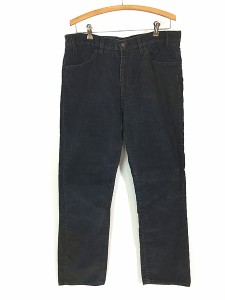 古着 80s Levi's 519-1517 コーデュロイ パンツ コーズ スリム ダークネイビー W35 L29