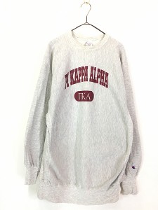 古着 90s Champion Reverse Weave 「Pi Kappa Alpha」 リバース スウェット XXXL 古着