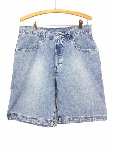 古着 90s Levi's 582-4011 ブルー デニム ペインター ショーツ ショート パンツ W33