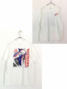 古着 00s USA製 HONDA ホンダ 車 企業 Tシャツ XL 古着