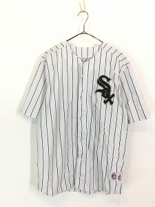 古着 00s MLB Chicago White Sox No25 「Jim Thome」 トーミ ベースボール シャツ M位 古着