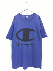 古着 90s Champion BIG ロゴ Tシャツ L 古着