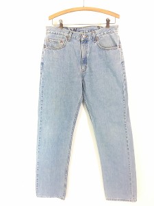 古着 90s Levi's 505-4834 ブルー デニム パンツ ジーンズ スリム W34 L32