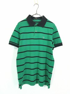 古着 90s FRED PERRY ボーダー カノコ ポロシャツ XL 古着