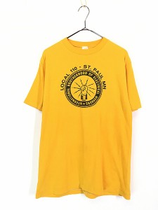 古着 80s USA製 International Brotherhood of Electrical Workers ロゴ オールド Tシャツ L