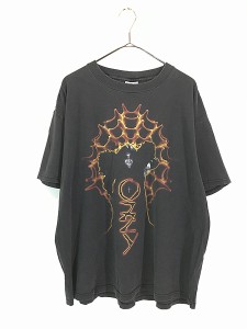 古着 90s USA製 Ozzy Osbourne グラフィック ヘヴィ メタル ロック バンド Tシャツ XL