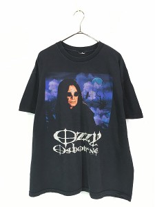 古着 90s Ozzy Osbourne フォト グラフィック ヘヴィ メタル ロック バンド Tシャツ XL位