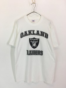 古着 NFL Oakland Raiders レイダース BIG ロゴ Tシャツ L 古着