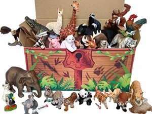 シュライヒ 動物 フィギュア 20点 セット 詰め合わせ Wild Life FARM WORLD schleich 宝箱 誕生日 プレゼント クリスマス イベント（ぴき