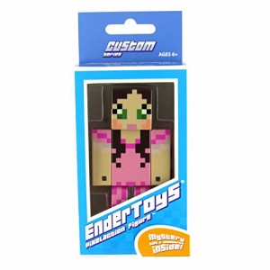 Pink Dress Green Eyed Girl Action Figure Toy, 4 Inch Custom Series Figurines