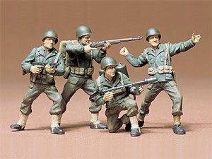 タミヤ 1/35 ミリタリーミニチュアシリーズ No.13 アメリカ陸軍 歩兵 プラモデル 35013