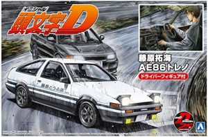 青島文化教材社 1/24 頭文字Ｄシリーズ No.14 藤原拓海 AE86トレノ ドライバーフィギュア付 プラモデル