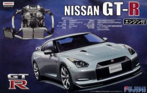 フジミ模型 1/24 インチアップシリーズ No.131 NISSAN GT-R R35 エンジン付き プラモデル ID131