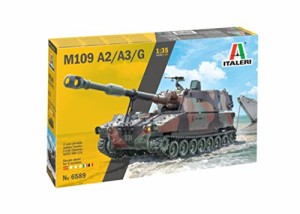 イタレリ タミヤ 1/35 ミリタリーシリーズ No.6589 M109A2/A3/G 自走砲 プラモデル 38589