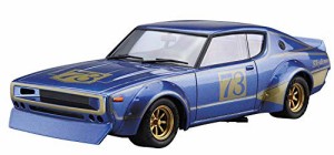 青島文化教材社 1/24 ザ・モデルカーシリーズ No.48 ニッサン KPGC110 幻のケンメリレーシング #73 プラモデル