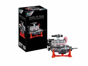 ドイツレベル 1/4 V-8 エンジン (レベルテクニック) プラモデル 00460 成型色