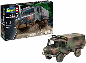 ドイツレベル 1/35 ドイツ軍 ウニモグ(2t milgl) プラモデル 03337 成型色