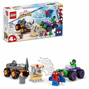 レゴ(LEGO) (R)マーベル スパイディとすごいなかまたち ハルクとライノのトラックたいけつ 10782 おもちゃ ブロック プレゼント スーパー
