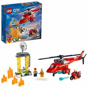 レゴ(LEGO) シティ 消防レスキューヘリ 60281 おもちゃ ブロック プレゼント 消防 しょうぼう ヘリコプター 男の子 女の子 5歳以上
