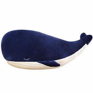 TWDRTDD クジラぬいぐるみ かわいい おもちゃ おもしろ シロナガスク クジラ 可愛い 寝室 ふわふわ 動物 人形 ベッドルーム プレゼント 