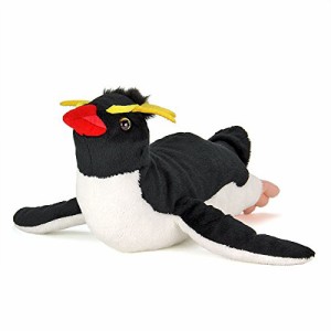 カロラータ イワトビペンギン 親 ぬいぐるみ ( スイミング / 28.5cm×13cm×28cm ) 動物 リアル おもちゃ 子供向け アニマル プレゼント 