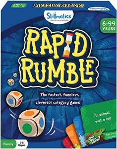 Skillmatics Board Game : Rapid Rumble | Gifts for 6 Year Olds and Up | Educational and Clever Category Game | Games for