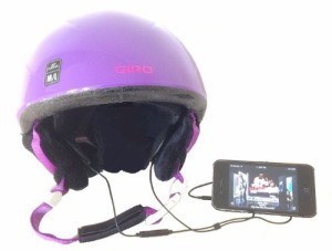 KOKKIA SportHelmet: スポーツ/バイクヘルメット用ステレオイヤホン+マイク、リモートコントロール。Samsungやほとんどのスマートフォン