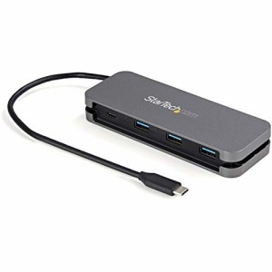 StarTech.com 4ポートUSB-Cハブ/1x USB-C & 3x USB-A/5Gbps USB 3.2/3.1 Gen 1準拠Type-Cハブ/バスパワー対応/28.5cmケーブル HB30CM3A1C