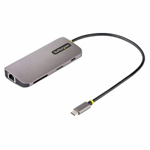 スターテック StarTech.com マルチポートアダプター/USB Type-C接続/シングルモニター/4K60Hz HDMI/100W USB Power Deliveryパススルー/3