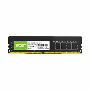 Acer デスクトップPC用メモリ PC4-21300(DDR4-2666) 8GB DDR4 DRAM DIMM UD100-8GB-2666-1R8 正規販売代理店品