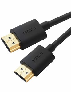 FSC HDMIケーブル スリムケーブル HDMI2.0規格 High Speed イーサネット 18Gbps 4K/60p PS4/PS5 PCモニター Nintendo Switch等対応 (１.0