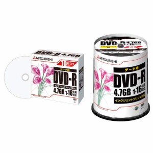 三菱ケミカルメディア データ用DVD-R 1回記録用 4.7GB 1-16倍速 1枚5mmケース(透明)10P IJ対応(ホワイト) DHR47JPP10