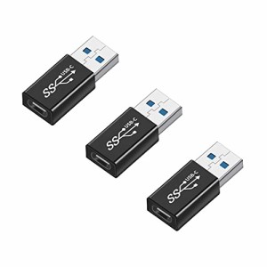 USB 変換アダプタ3個セットType C (メス) to USB 3.0 (オス)小型 USB3.0 コンバータ PC急速充電＆高速データ転送アプリケーションWindows