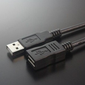 タローズTARO'S USB2.0ケーブル 延長ケーブル ブラック 3m CBUSB-AF-3MB エコ簡易パッケージ