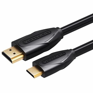 VENTION Mini HDMI - HDMI ケーブル ミニ HDMIケーブル 4K＠30Hz HD カメラ/タブレット/テレビ等に接続可能 (1m / VAA-D02-B100)