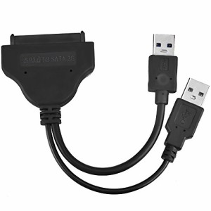 SATA USB 変換アダプター 2.5インチ SSD/HDD SATA to USB ケーブル USB3.0 高速 SATAケーブル 3.5インチHDD非対応