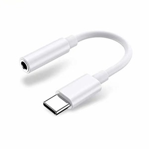 USB Type-C to 3.5 mm メスイヤホンジャックアダプター USB-C to Auxオーディオドングルケーブル 通話/音楽/リモコン Type-C ヘッドフォ