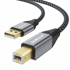 プリンターUSBケーブル 0.5M SUNGUY USB 2.0 Aオス-Bオス パソコンと プリンター接続ケーブル 50cm 短い 延長 プリンターケーブル Epson 