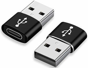 USB C アダプタ,USB C to USB A 変換アダプタ両面USB C データ伝送 2個 usb type c 変換 スマホ パソコン等対応 転送及び充電対応 USB-C