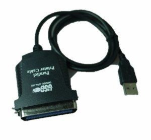 USB→プリンターパラレルポート36pinオス変換ケーブル