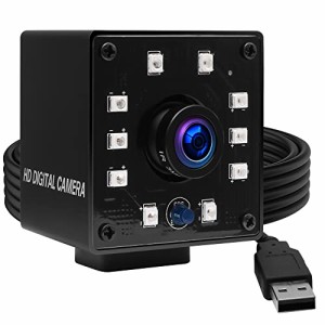 ELP 夜間視力カメラ 高速 480P 100FPS USB ウェブカメラ 200万画素 フルHD 1080P 30FPS ミニカメラ 3.6mmレンズ 広角 監視 ウェブカメラ 