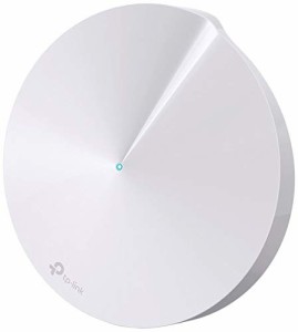 TP-Link WiFi 無線LANルーター トレンドマイクロ アンチウイルス機能 デュアルバンド AC1300 メッシュWi-Fiシステム Deco M5 1ユニットV2