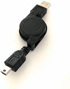 Access  75cm 巻き取り式 ミニUSBケーブル 充電専用ケーブル データ通信 Mini USBケーブル 75cm Mini13A