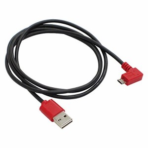 アイネックス 2.4A対応 USB充電ケーブル A - Micro-B L型 両端リバーシブル USB-146R