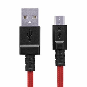 エレコム マイクロUSBケーブル [ microusb ] IQOS&glo対応 高耐久 2A出力 1.2m レッド MPA-FAMBS2U12RD