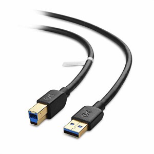 Cable Matters USB 3.0 ケーブル 3m USB 3.0 A B ケーブル ブラック USB タイプA オス タイプB オス
