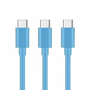 3本セットMaGeek USB Type-C ケーブル USB-A & USB-C 2.0 ケーブル 高速同期と充電 ケーブル Xperia XZ/Samsung Galaxy S10 S9 S8/ Note 